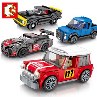 Sembo Block Mini Racing Cars Building Blocks All Series 607001 - 607024 ...