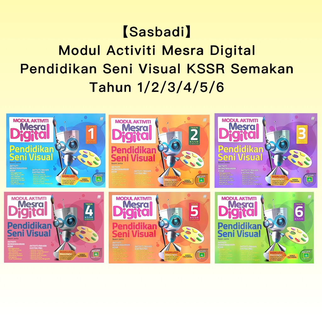 【Sasbadi】 Modul Mesra Digital Pendidikan Seni Visual 2021 Tahun 1 2 3 4