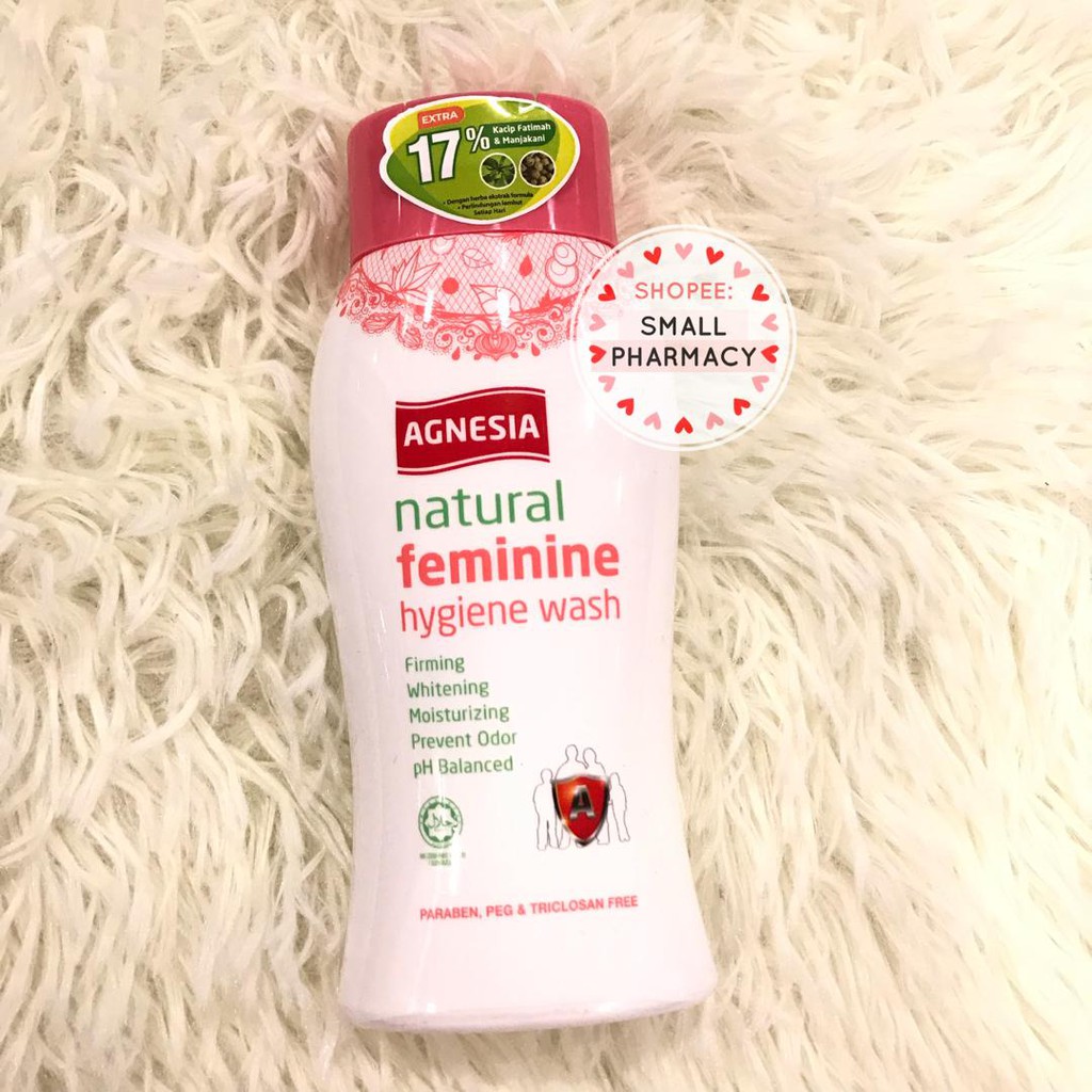 Agnesia Natural Feminine Hygiene Wash 150ml ( Kacip fatimah, Manjakani firming , whitening