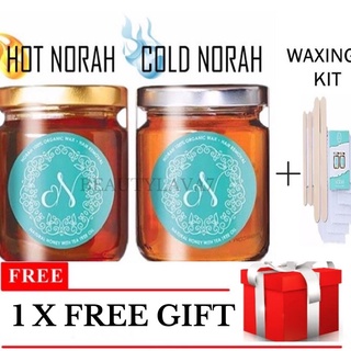 NORAH WAX HAIR REMOVAL Organic Buang Bulu Hot Cold Norahwax Original