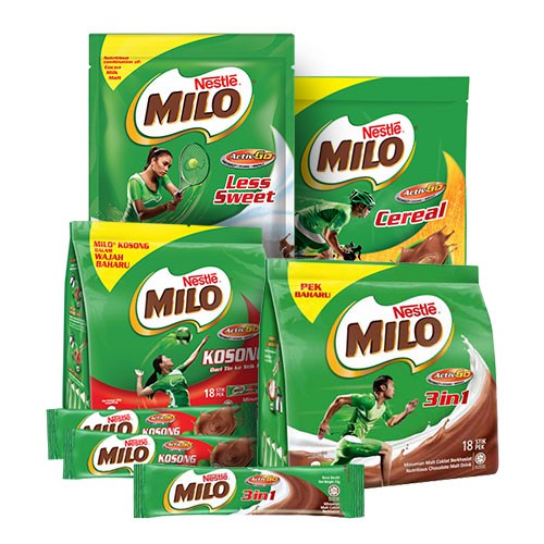 NESTLE MILO ACTIV-GO CHOCOLATE MALT POWDER  Shopee Malaysia