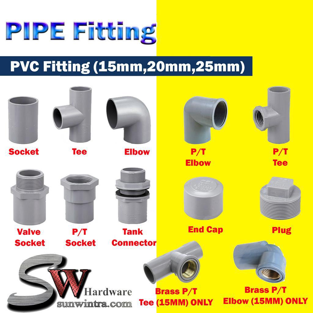 PIPE FITTING / PVC FITTING / PENYAMBUNG PAIP #elbow #tankconnector # ...