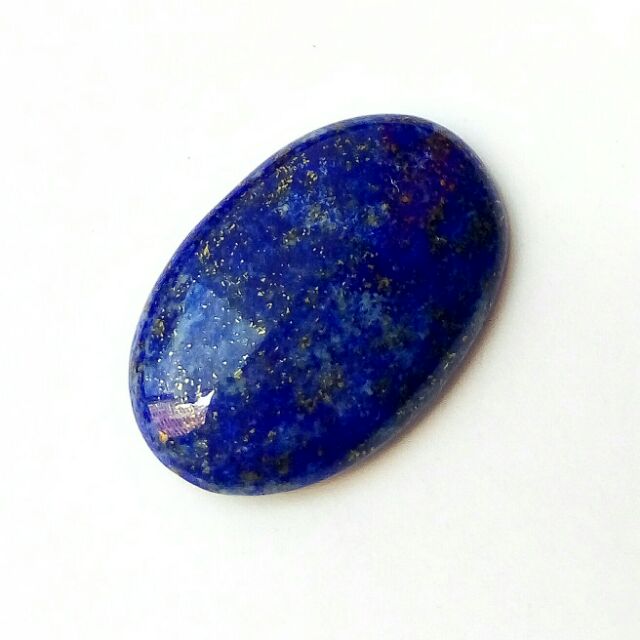 Natural Lapis Lazuli Gemstone Cabochon, 25x16mm | Shopee Malaysia