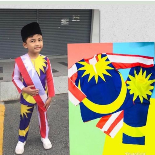 Baju Bendera Malaysia Lelaki