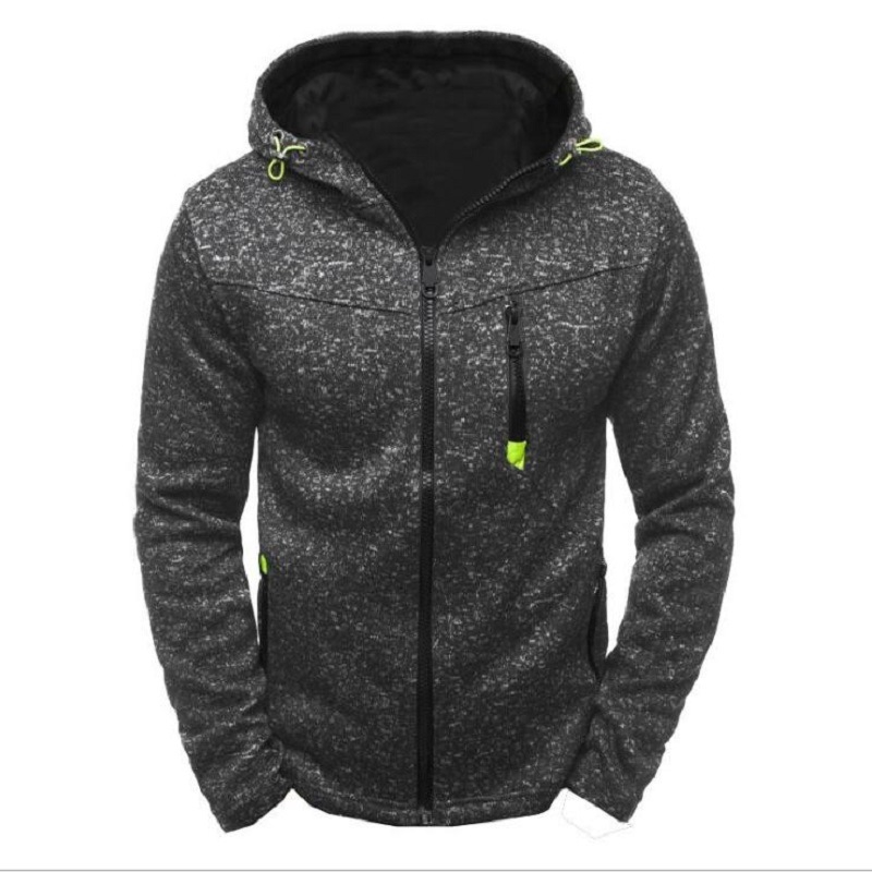 fashion plain jacquard weave hoodie