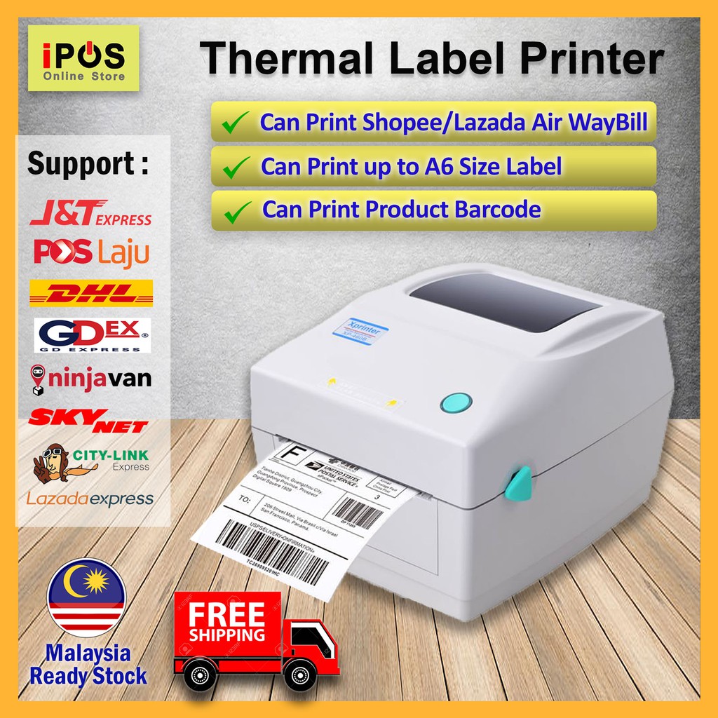 Thermal Label Printer To Print Shopee & Lazada Air Waybill ( Awb 