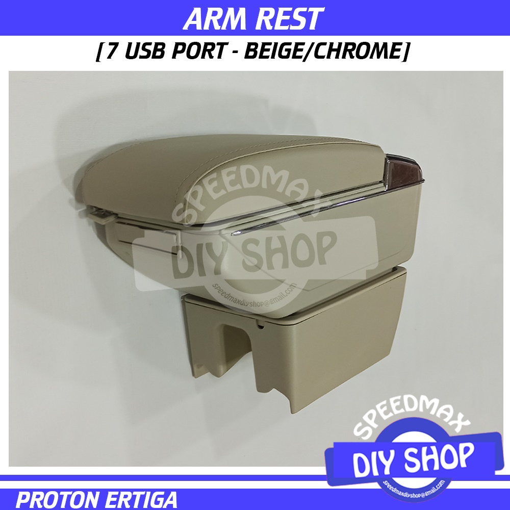 Proton Ertiga 2016 2017 2018 2019 2020 2021 Arm Rest Slidable 3 USB / 7