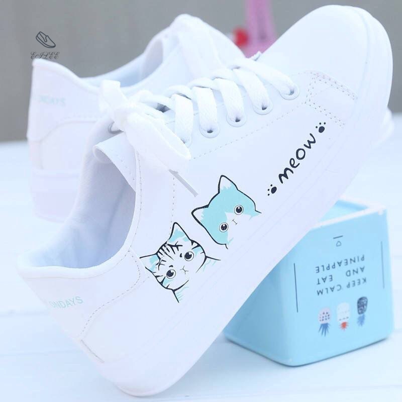 girls white flat shoes