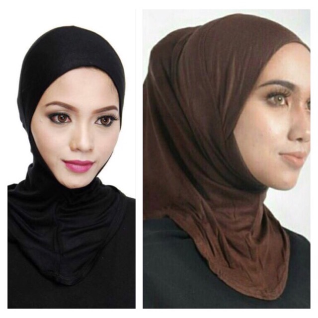 Inner tudung ninja  neck snowcap warda quality cotton RM4 