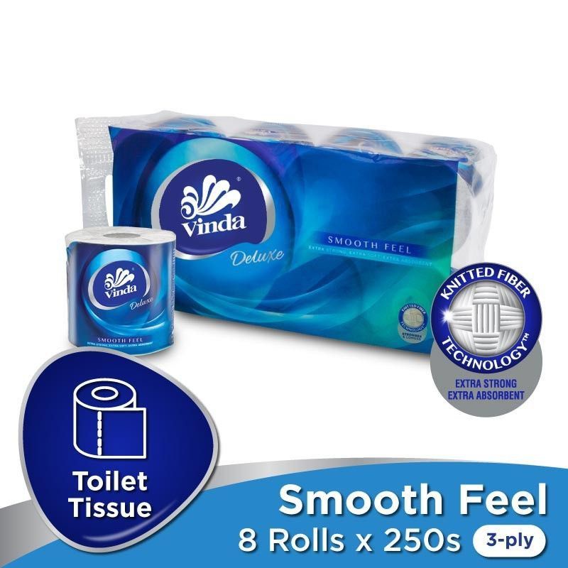 Vinda Smooth feel Toilet paper 8 roll /toilet roll Shopee Malaysia