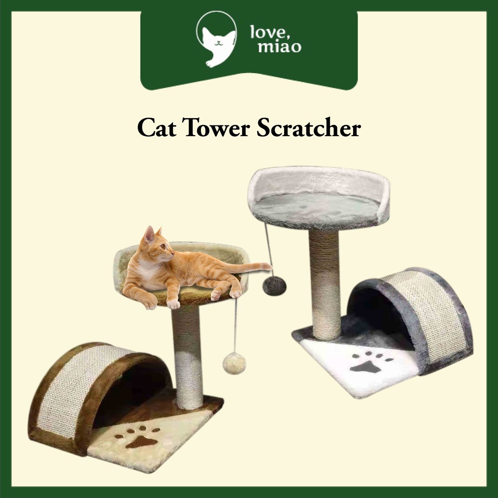 Cat Tree Play Bed Scratcher House Toy for Kitten ScratchResistant Cat