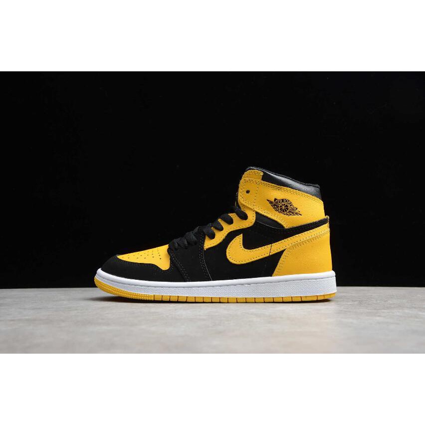 air jordan 1 retro high og yellow and black