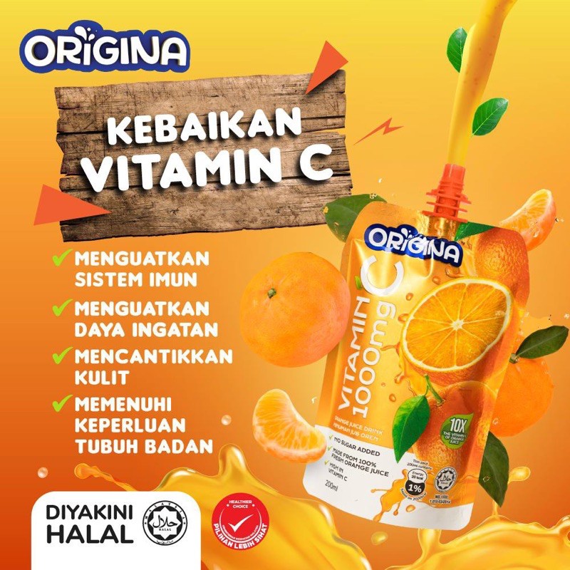 Buy Origina Orange Juice Vitamin C 1000mg Seetracker Malaysia