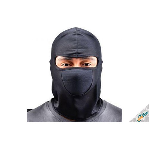 Ninja Mask   Balaclava   Plain Black Mask 