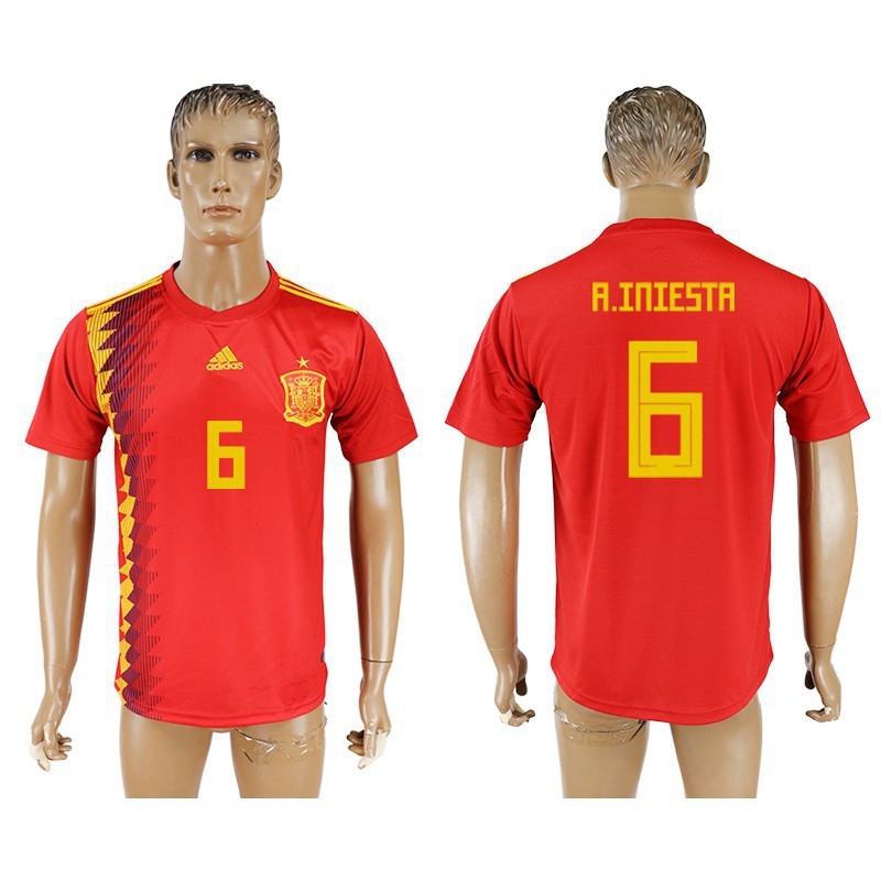 iniesta spain jersey