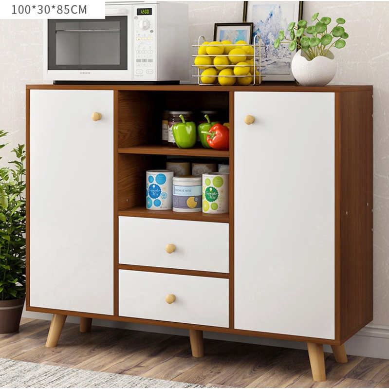 Sideboards Function Assemble Side Cabinet Storage Simple Kitchen Cupboard Storage Drawer Northern Europe Shopee Malaysia