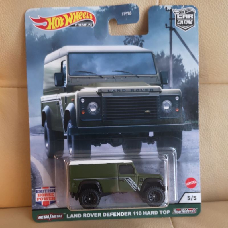 Hot Wheels Land Rover Defender 110 Hard Top - British Horse Power ...