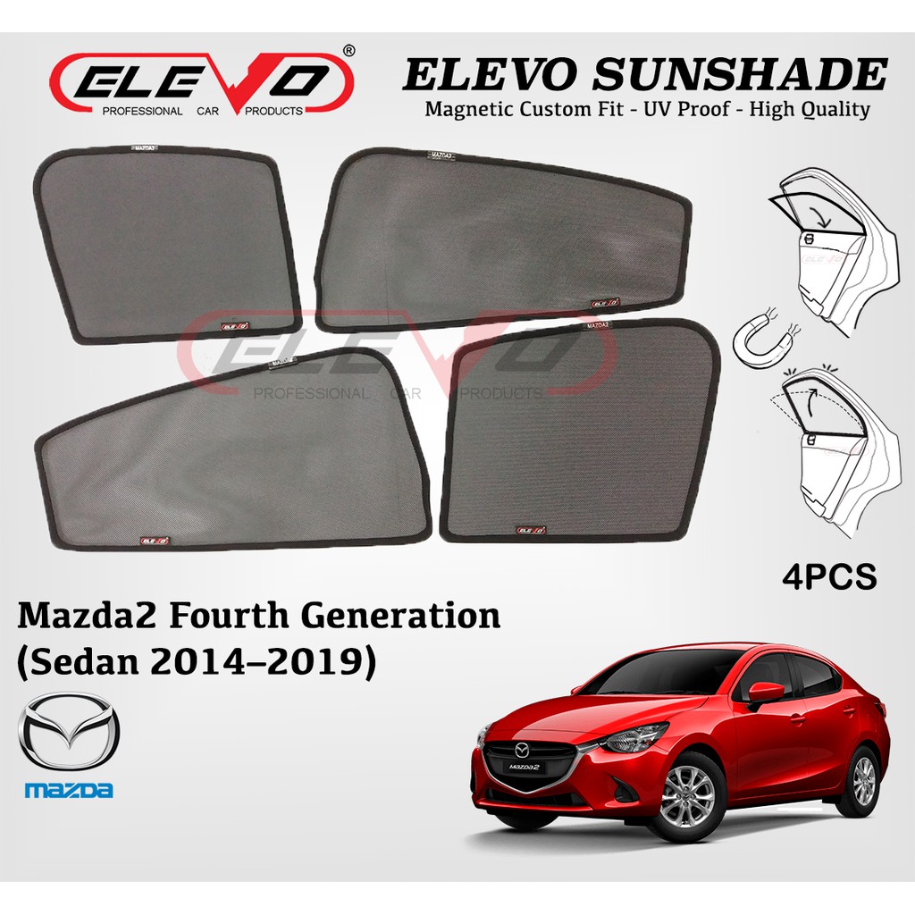 Vehicle 0913 2 Clip SINGLE DRIVERS CAR MAT TAILORED FULLY MAZDA 3