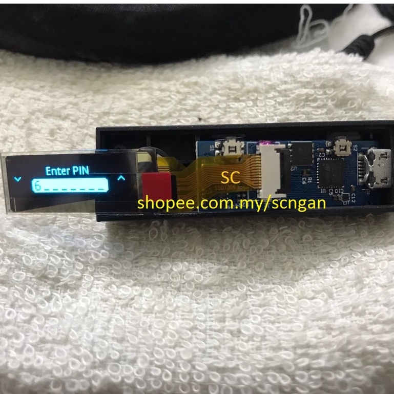 12-Pin LCD Replacement Screen for Ledger Nano S Crypto Bitcoin Ethereum BTC ETH ETC XRP LTC UNI ADA LINK Cold Wallet