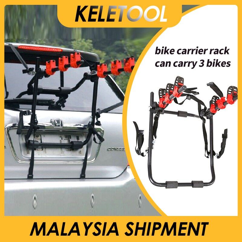 Hatchback Hanging 3 Bike Car Universal Carrier Rack Bicycle Mount Rear