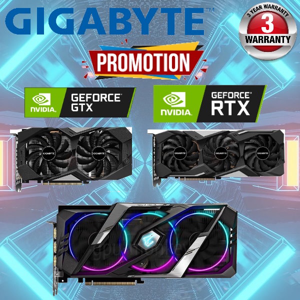 Gigabyte Nvidia Geforce Rtx 3080 Ti 3070 3060 3050 Gtx1660