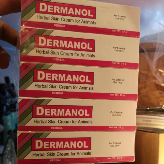 Dermanol herbal krim kulit untuk haiwan 25g (kucing / anjing) anti