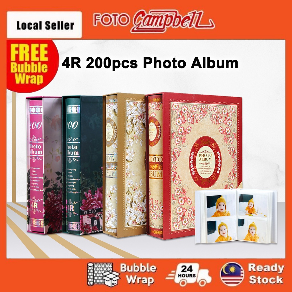 4R Photo Album+Box(200pcs)Ready Stock | Shopee Malaysia