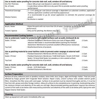 Nippon Paint Flexiseal Wall Sealer Cat Kalis Air  Cat  