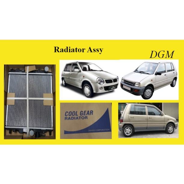 Perodua Kancil 660 850 Manual Radiator Assy 26mm 2layer Denso