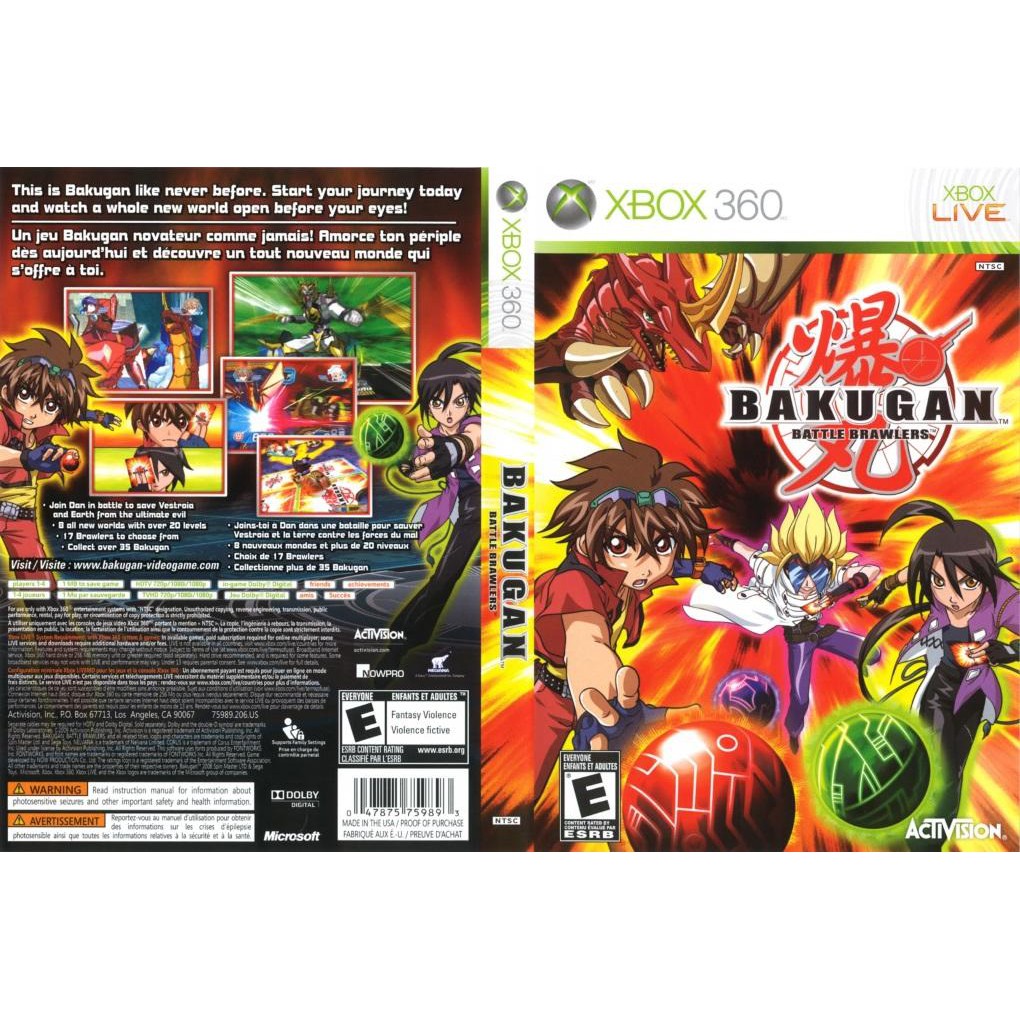 Xbox 360 Bakugan Battle Brawlers | Shopee Malaysia