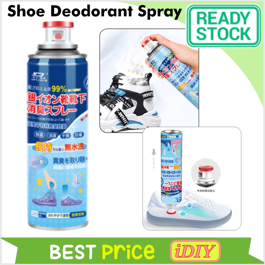 Spray Untuk Menghilangkan Bau Kasut Shoes & Socks Deodorant Spray 260ml ...