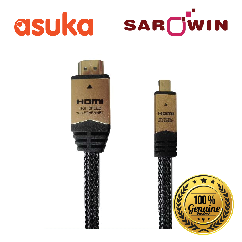 Sarowin (HDMI3.0AD) Micro HDMI to HDMI - 3meter