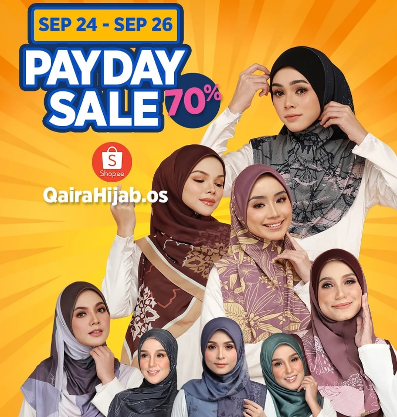 Qaira hijab 👉👌Tudung Qaira Raya Pilihan Menarik Sempena Lebaran