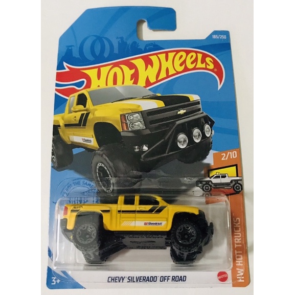 Hot Wheels CHEVY SILVERADO OFF ROAD Yellow Shopee Malaysia