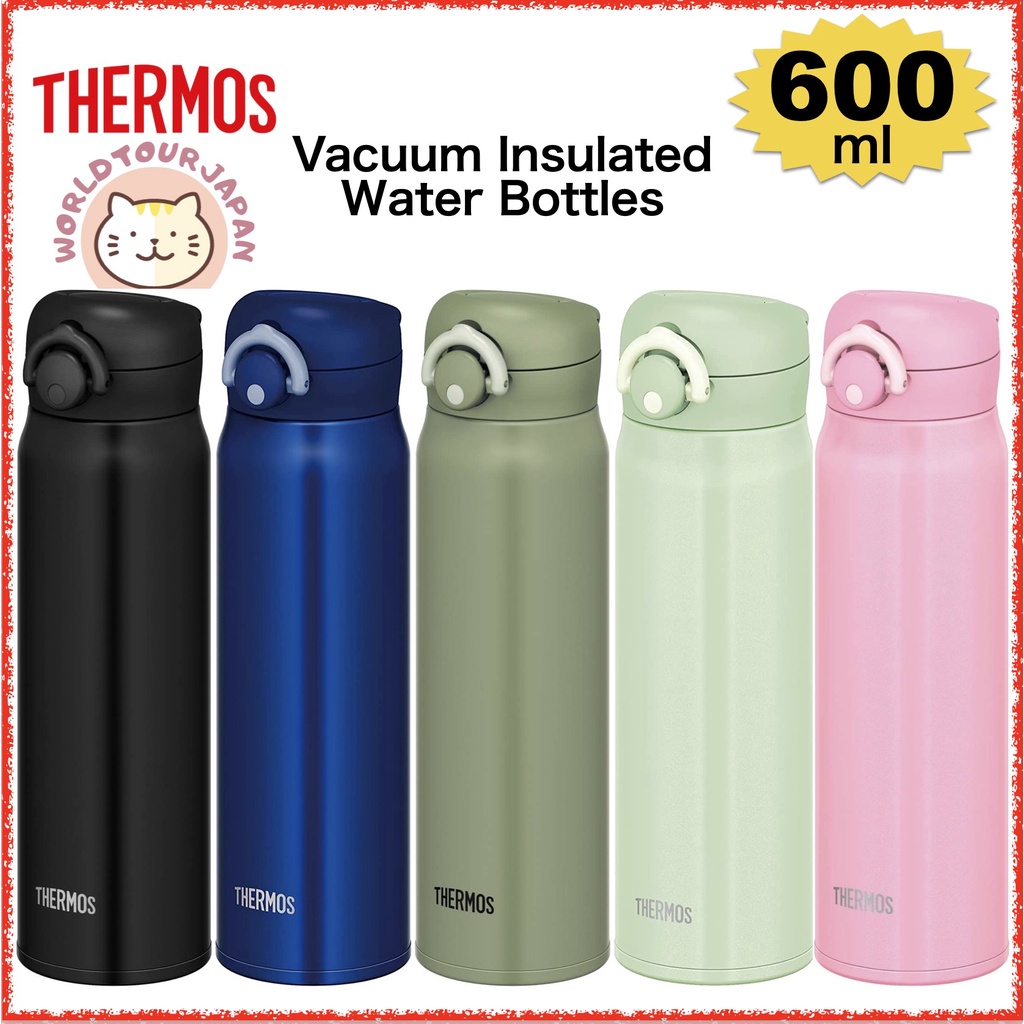 THERMOS Vacuum Insulated Water Bottle / 600ml / 240g / JNR-601, JNR-602 ...