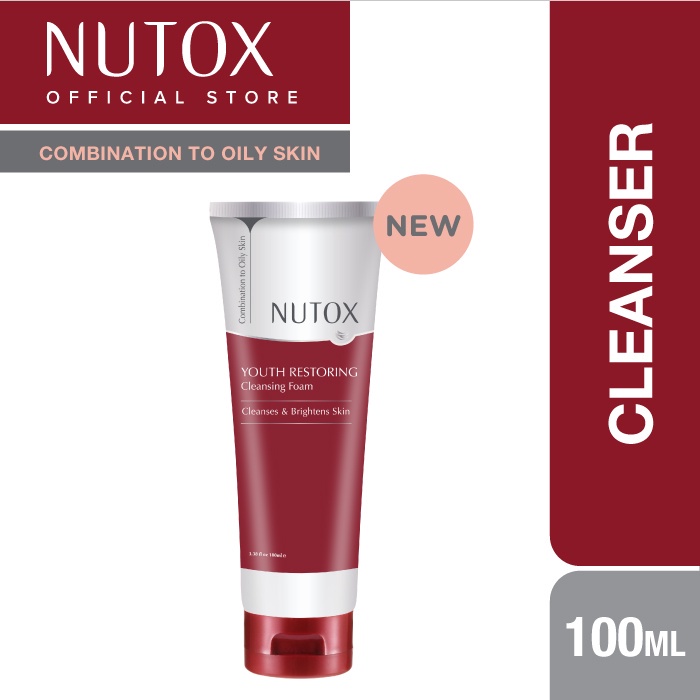 Pencuci Muka Nutox Youth Restoring Cleansing Foam Combination To Oily Skin 100ml Shopee Malaysia