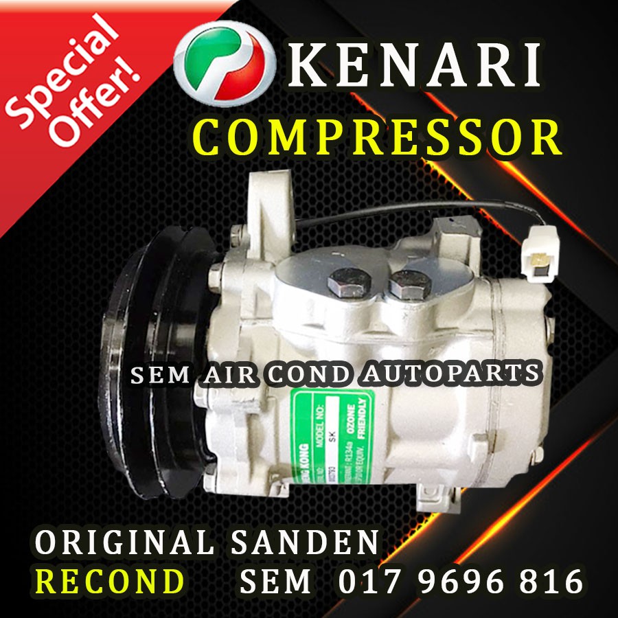 PERODUA KENARI ORIGINAL SANDEN RECOND COMPRESSOR (CAR 