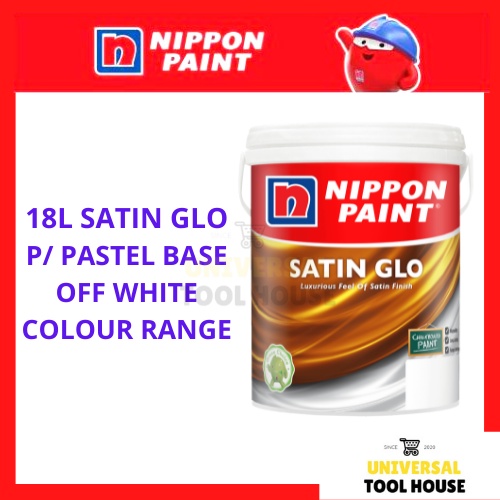 Buy 18L NIPPON PAINT OFF WHITE P PARCEL BASE Satin Glo  