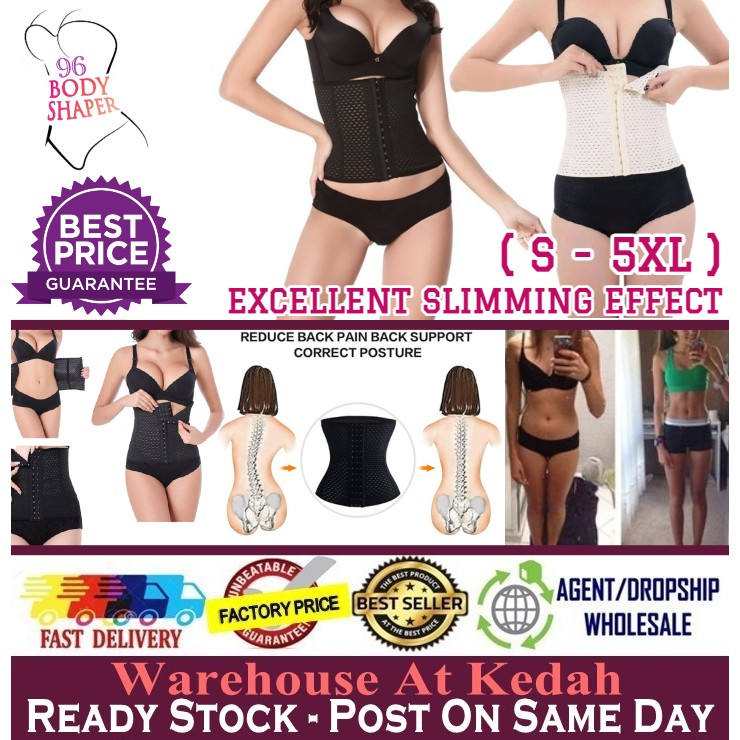 Super Slimming Bengkung Wholesale Corset Tummy Control Waist Belt Slimming Girdle Bengkung Kurus Ready Stock 111108
