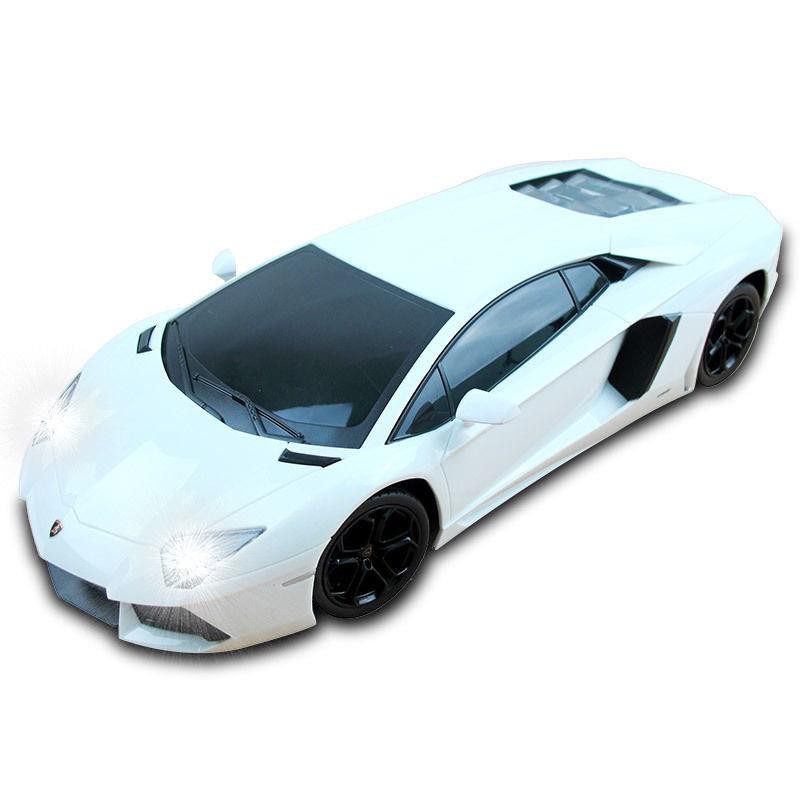 white lamborghini remote control car