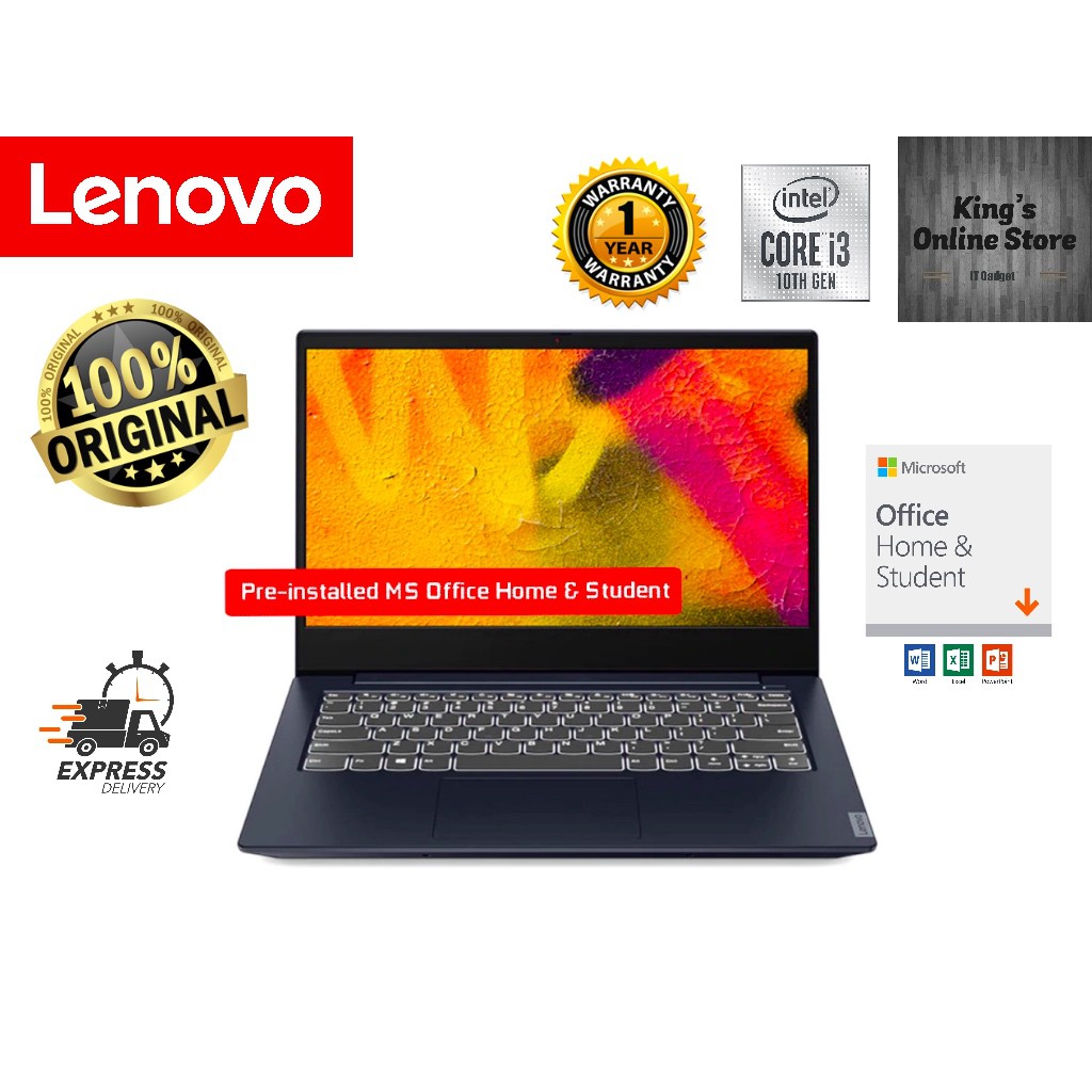Lenovo Ideapad S340 14iil I3 1005g1 4gb 256gbssd 14 Win10 1yearwarranty Shopee Malaysia