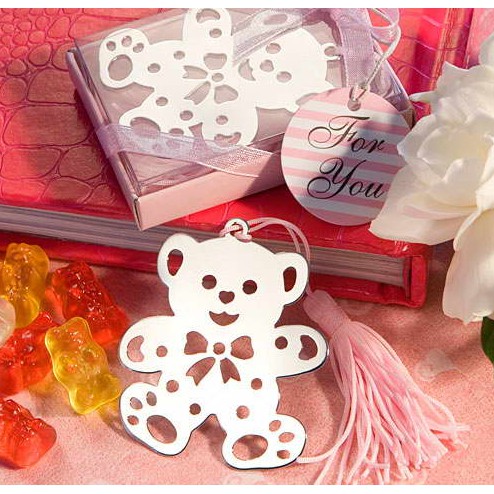 Party Favors Bag Fillers 36 Teddy Bear Bookmark Favor Baby Shower Favors Blue Or Pink Boy Or Girl Party Home Garden Entsrilanka Org