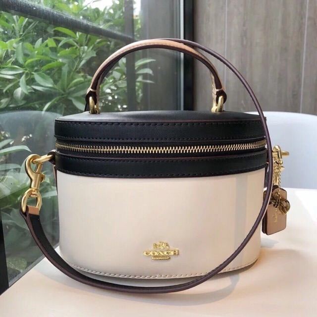 coach selena trail bag in colorblock