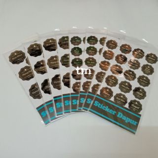 75pcs Sticker label rempah ratus barang dapur kalis air 75pcs Sticker label rempah ratus barang dapur kalis air