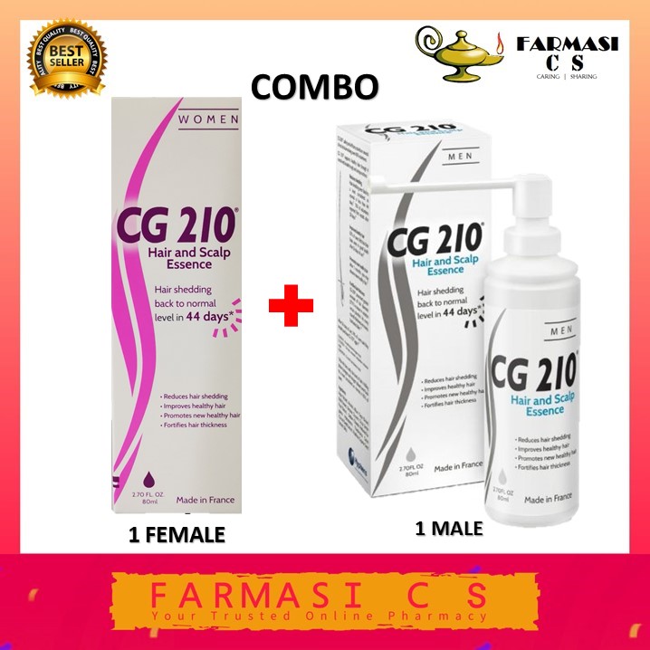 CG210 Hair & Scalp Essence Female and Male 80ml Shopee Malaysia