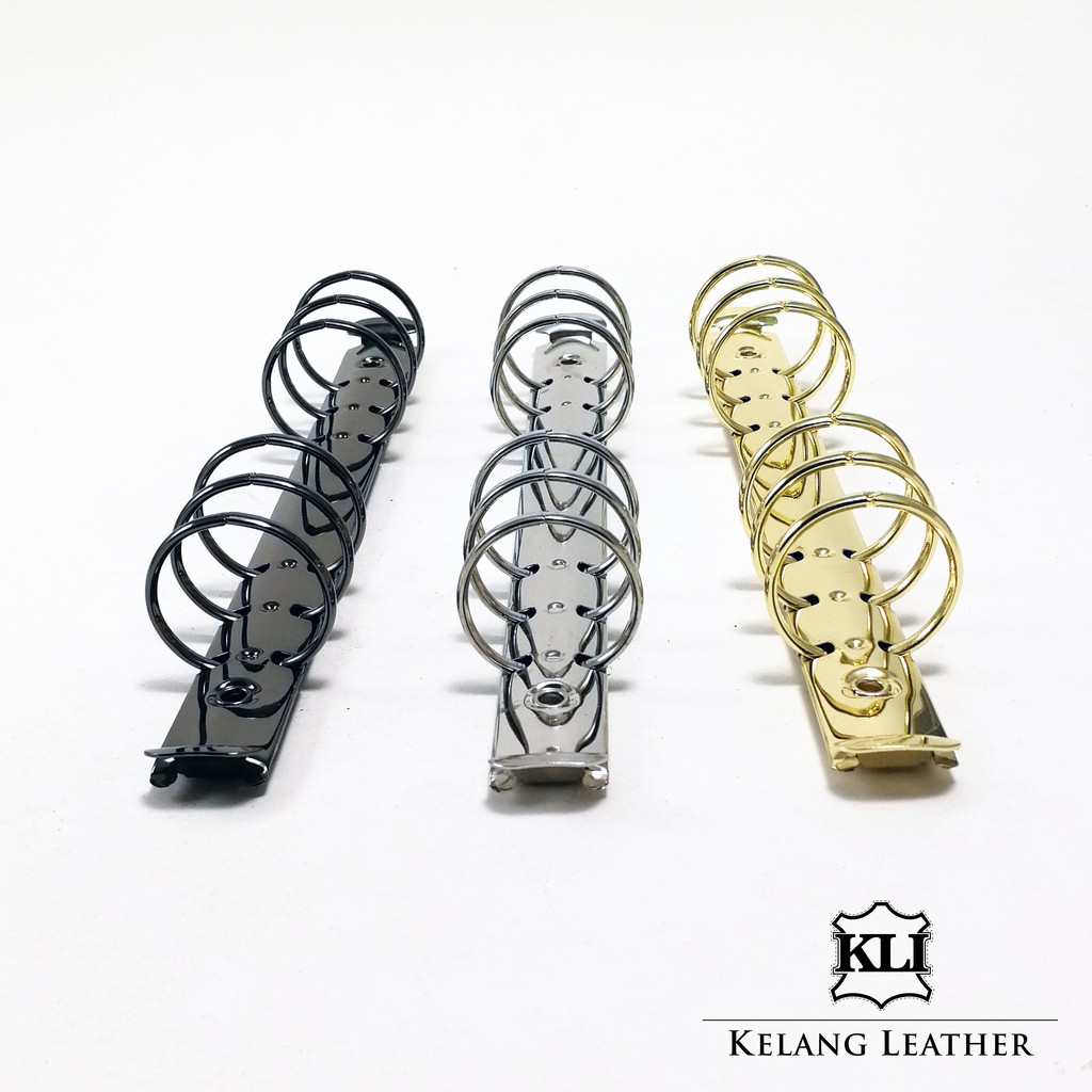 Metal Ring Binder Spine A5 6holes 15mm 20mm 25mm 30mm Various Colours