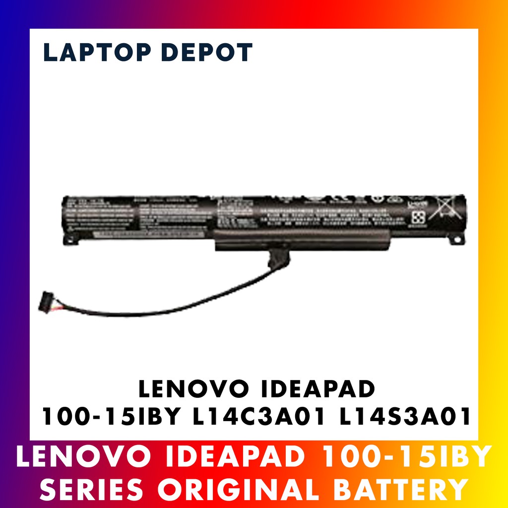 Lenovo Ideapad 100 15 100 15iby L14c3a01 L14s3a01 Original Replacement Battery Shopee Malaysia