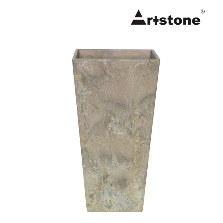 Artstone Ella Vase D19 H35 / Flower Vase / Pasu Bunga Hiasan Modern / Marble / Decorative / Lightweight