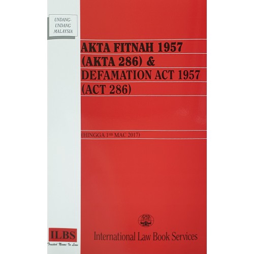 Ilbs Akta Fitnah 1957 Akta 286 Defamation Act 1957 Act 286 Shopee Malaysia