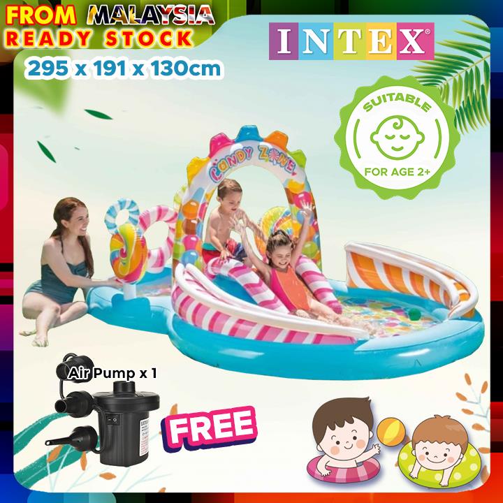 INTEX 57149 Candy Zone Play Center Children Toy Play Ground Inflatable Kids Swimming Pool Water